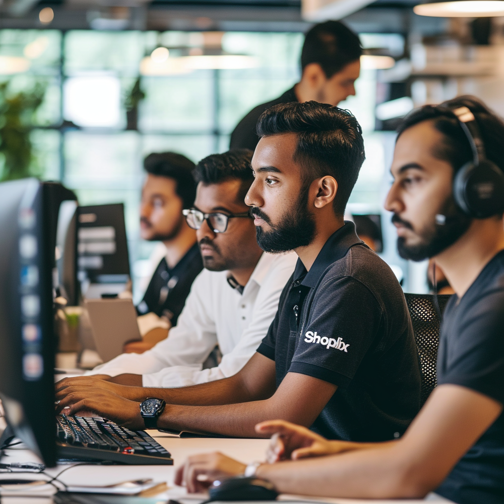 Team Shoplix in ufficio